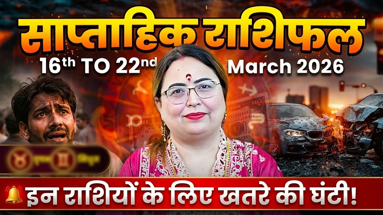 Weekly Horoscope 16 Mar. - 22 Mar.|Mesh Se Meen Tak Sabhi 12 Rashiyon Ka Rashifal! Aditya Kundli
