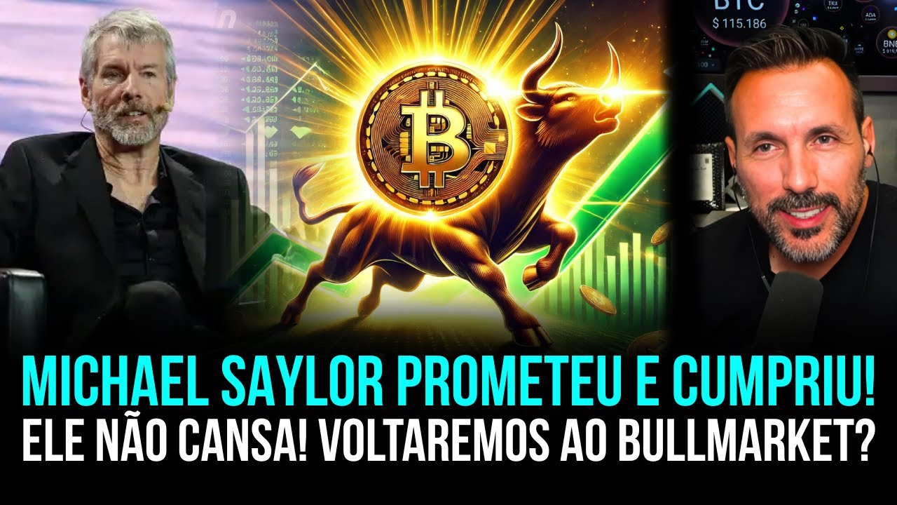 MICHEL SAYLOR não CANSA... ISSO é INACREDITÁVEL!
