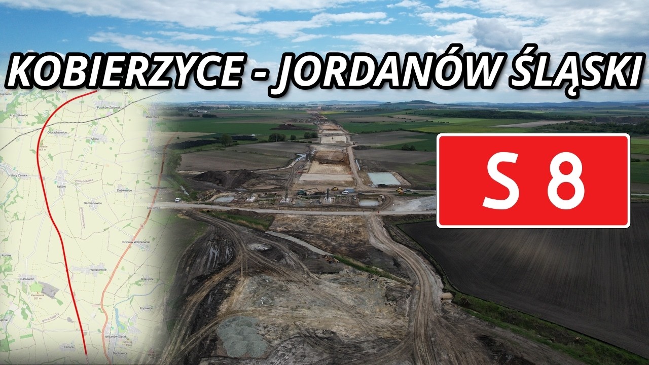 Budowa drogi ekspresowej S8 Kobierzyce - Jordan&oacute;w Śląski