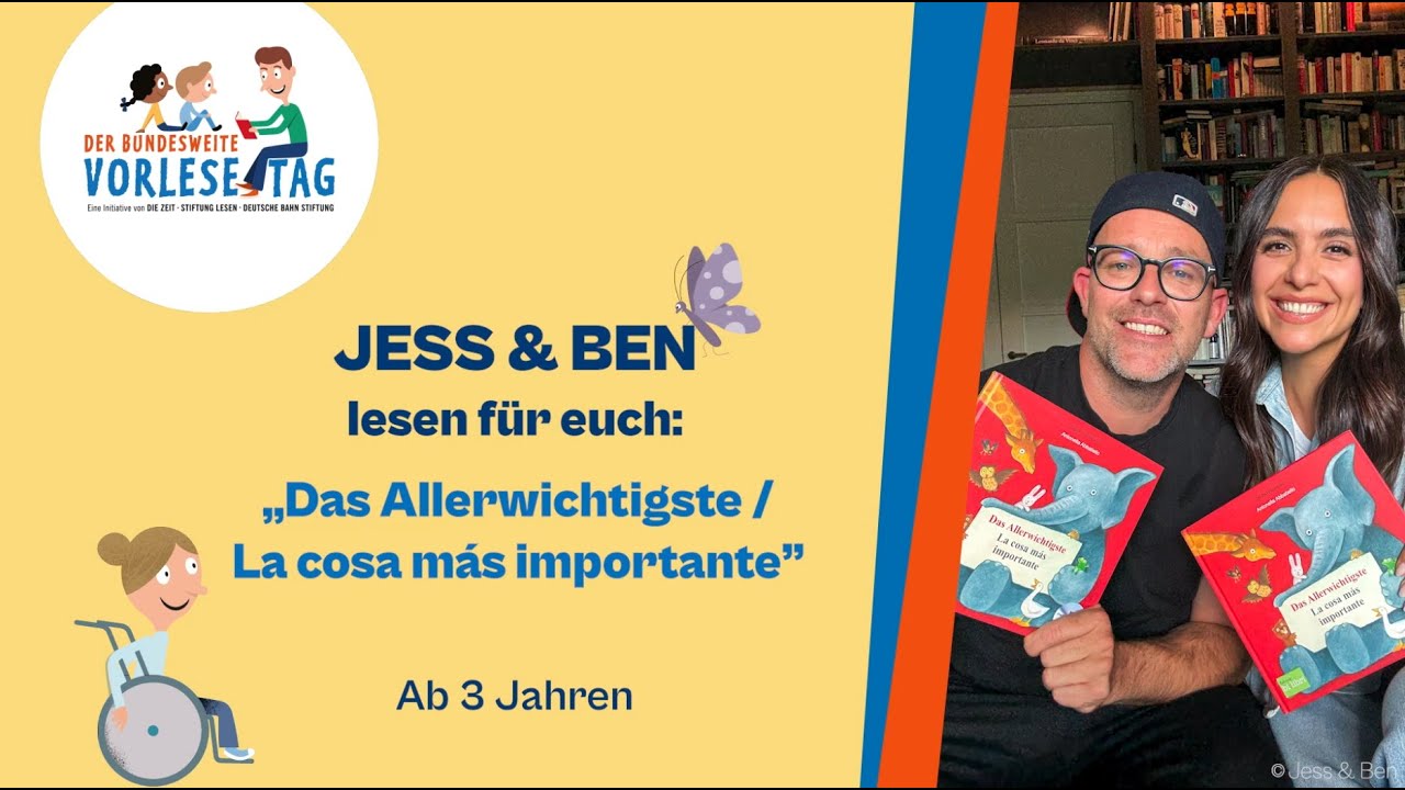 Der Bundesweite Vorlesetag 2025: Jess und Ben lesen zweisprachig aus 