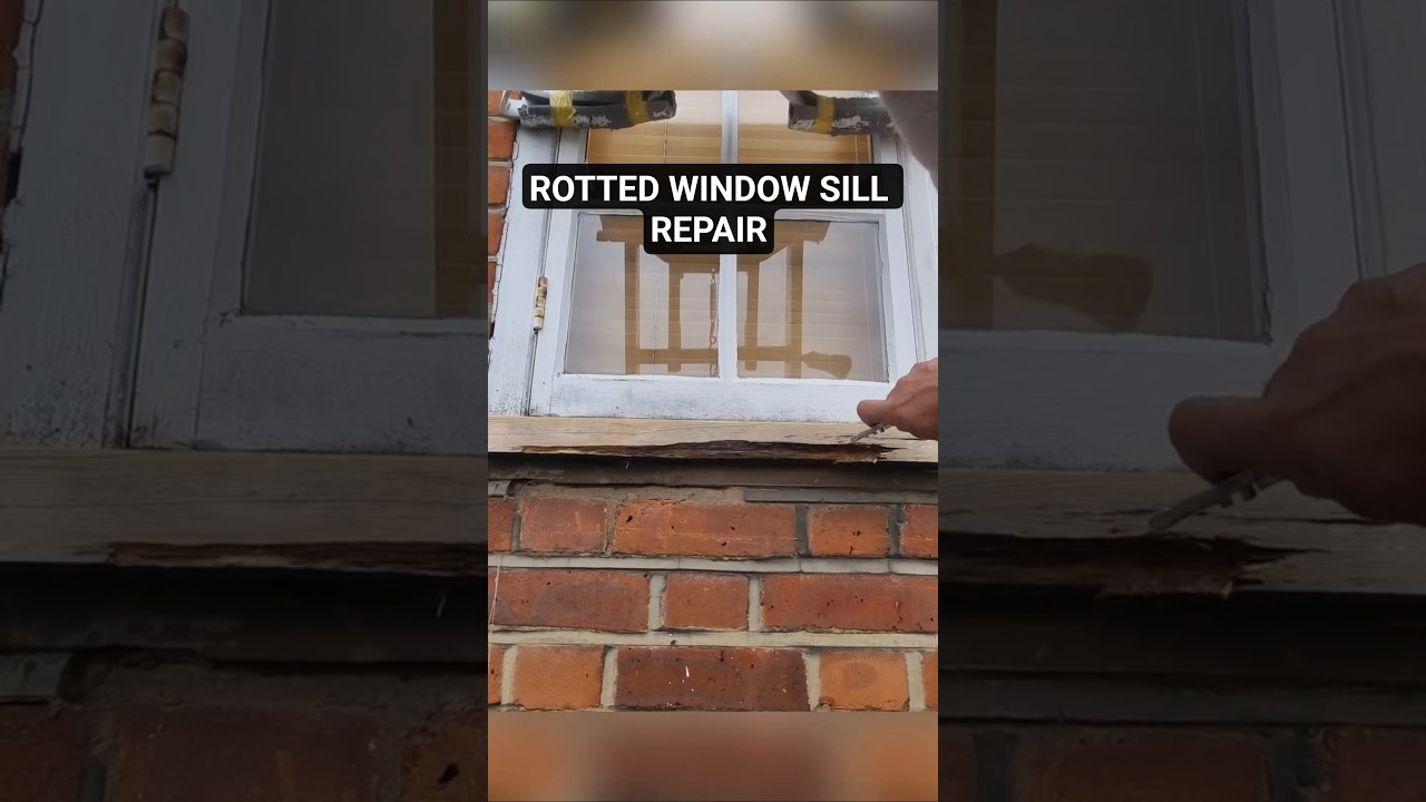 ROTTED WINDOW SILL REPAIR 