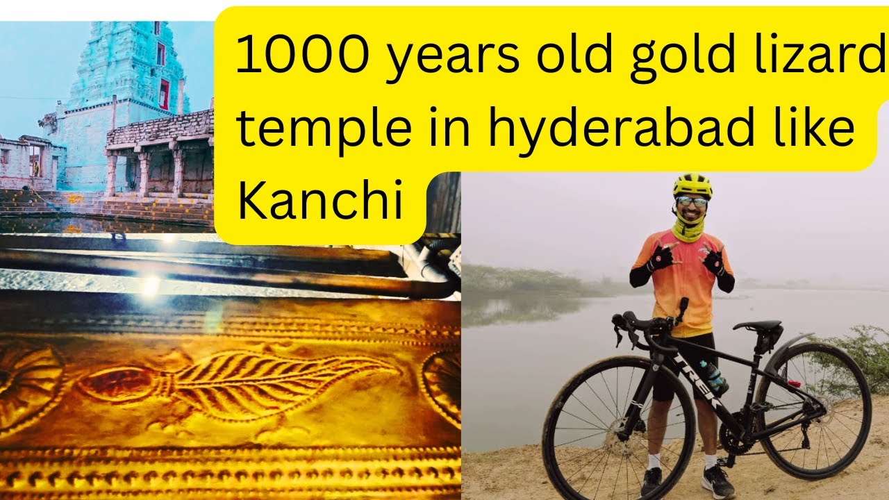 1000 years old Golden lizard temple🛕| Sri Adinarayana Swamy Temple | Kodakanchi Morning🚲  hyderabad