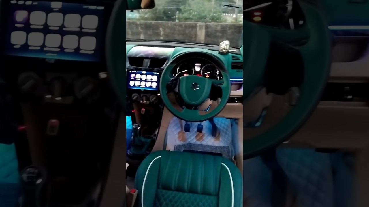swift dzire interior modified