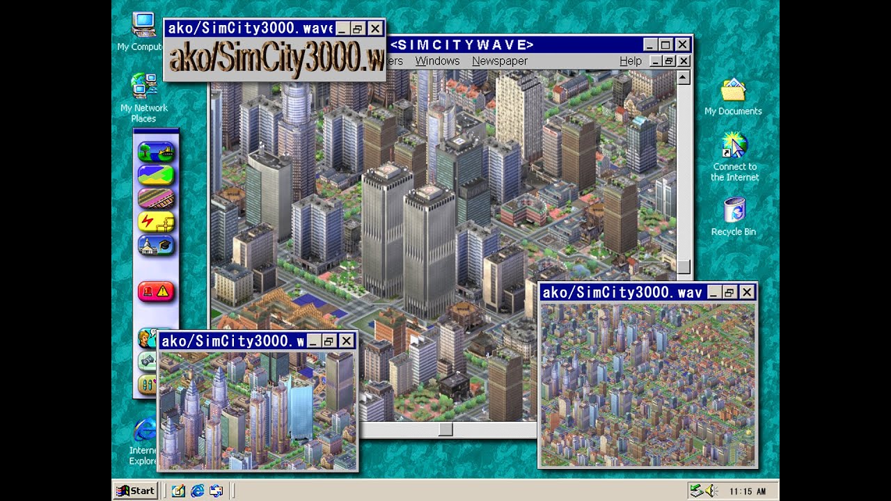 ako - SimCity3000.wave IV (Concrete Jungle) [vaporwave / utopian virtual]
