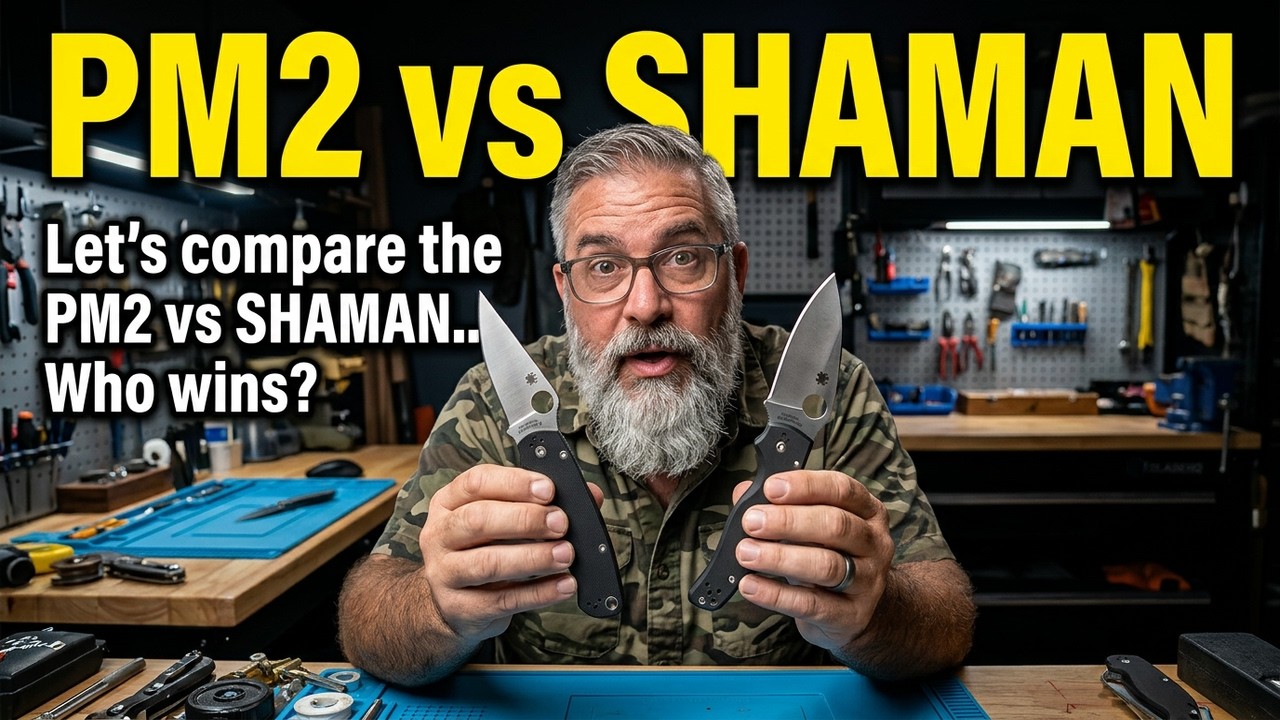 Spyderco Shaman vs Paramilitary 2: сравнение лучших ножей для повседневного ношения
