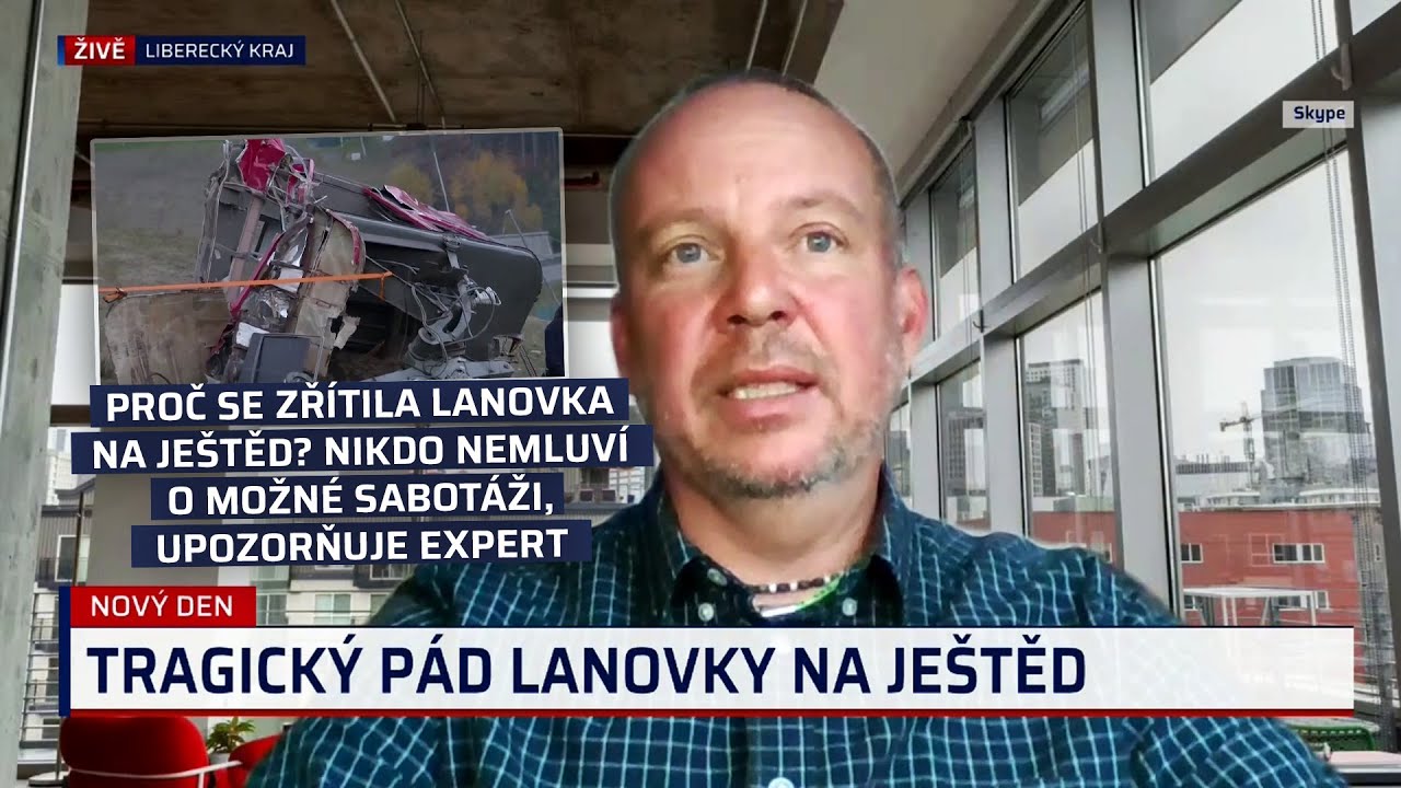 Proč se zřítila lanovka na Ještěd? Nikdo nemluví o možné sabotáži, upozorňuje expert
