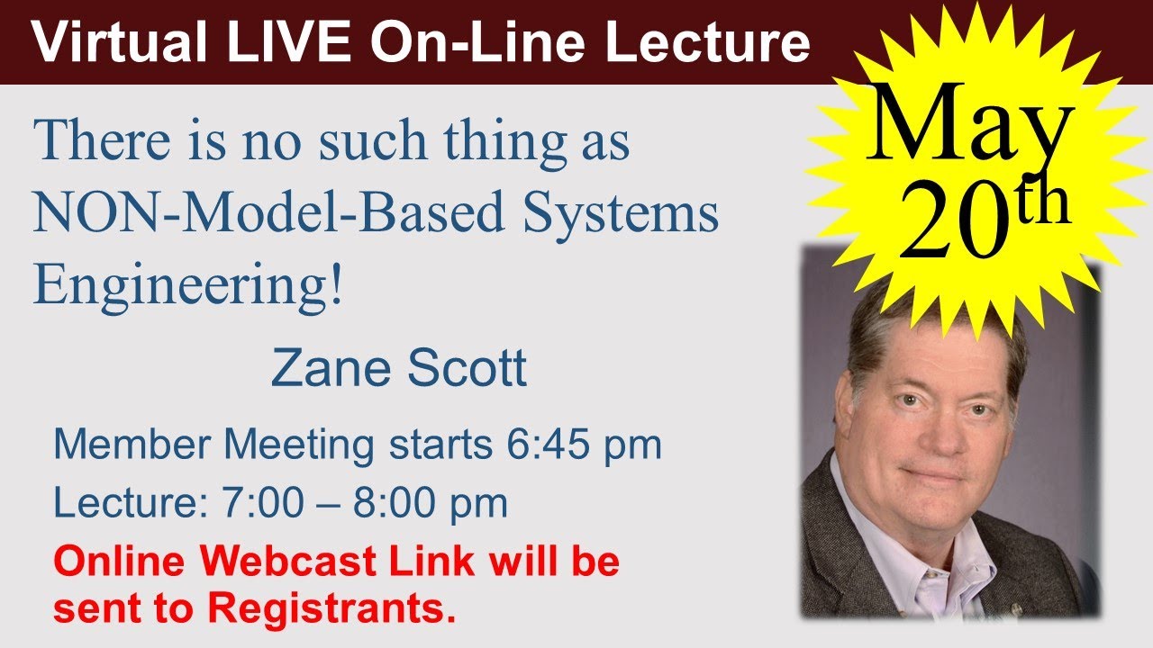 2020-05-20: There is no such thing as NON-Model-based Systems Engineering!