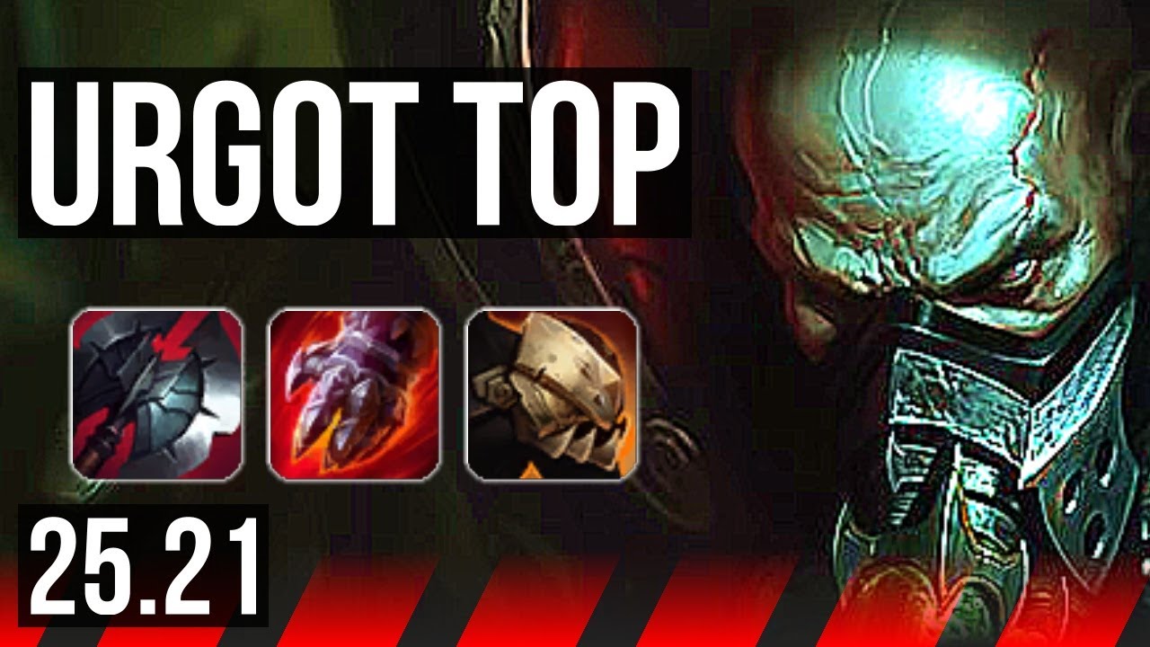 URGOT vs SETT (TOP) | Rank 4 Urgot, 15/1/3, 6 solo kills, Legendary | EUNE Grandmaster | 25.21