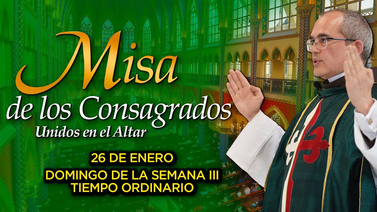 Santa Misa de los CONSAGRADOS  ⛪ 26 de enero de 2024 ⚜️ Heraldos del Evangelio
