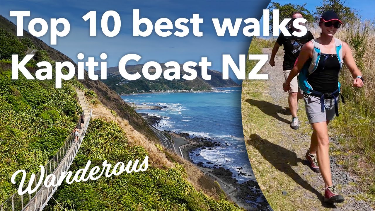 Top 10 best walking trails and hiking tracks on the Kapiti Coast, New Zealand in 4K