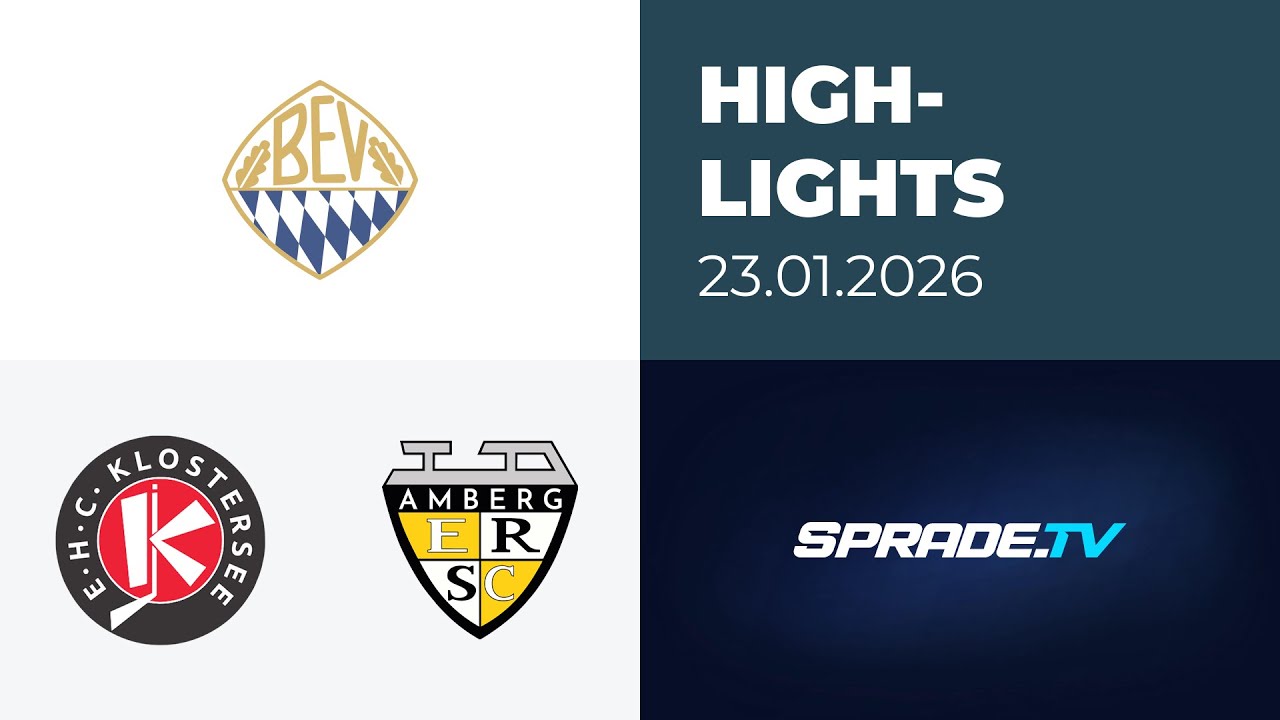 23.01.2026 - Highlights - EHC Klostersee vs. ERSC Amberg