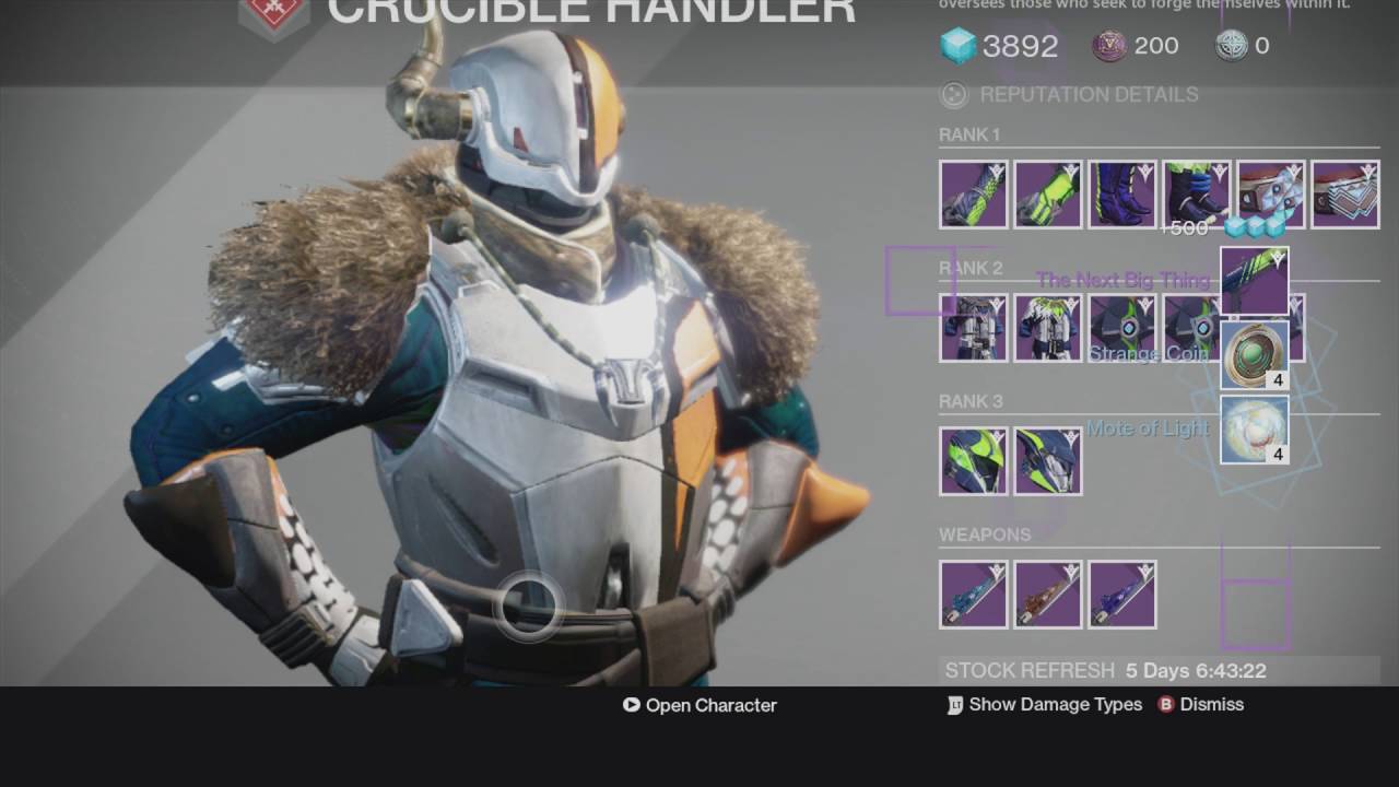 CRUCIBLE packages opening X3 with crazy LUCK