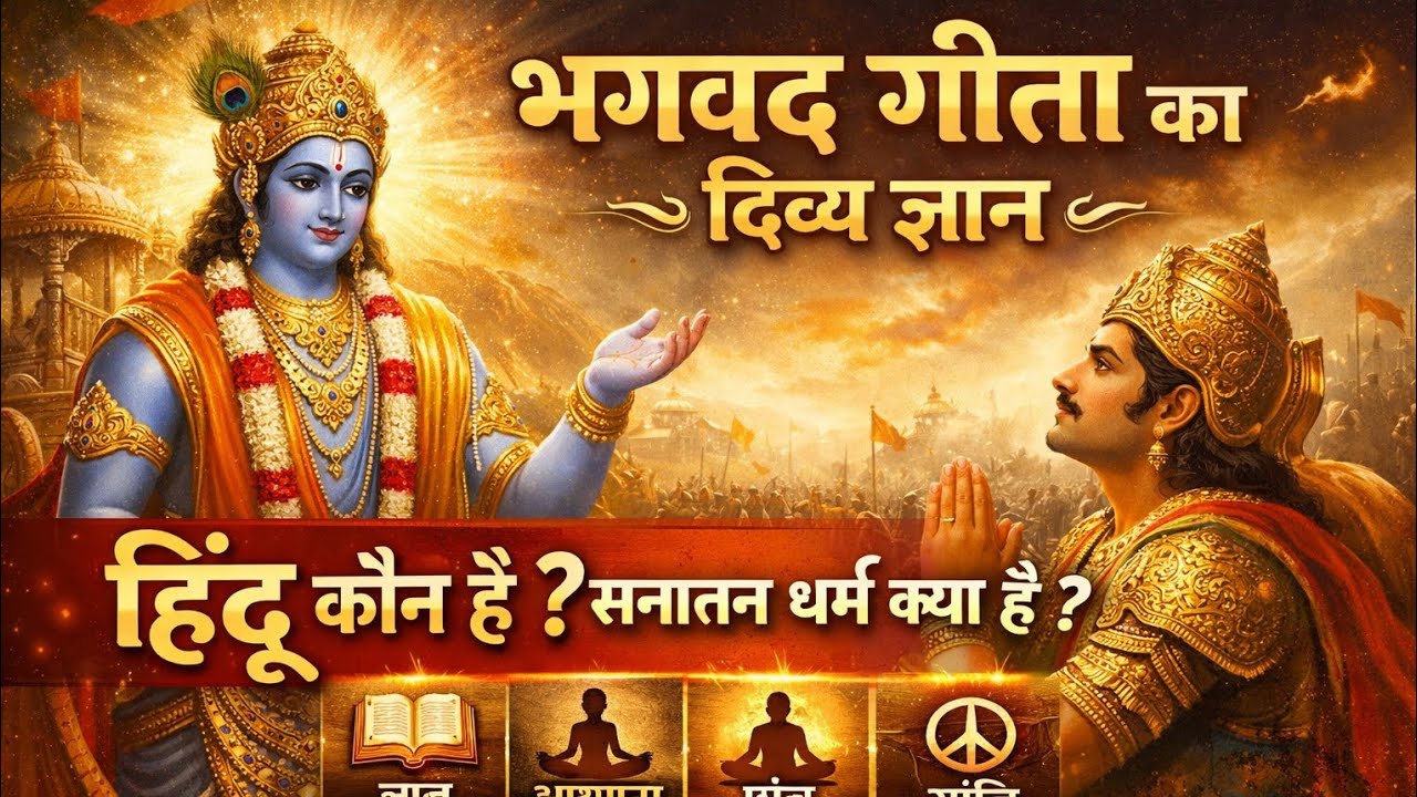 Bhagavad gita | Hindu kon hai | Sanatan Dharma | hindi video 