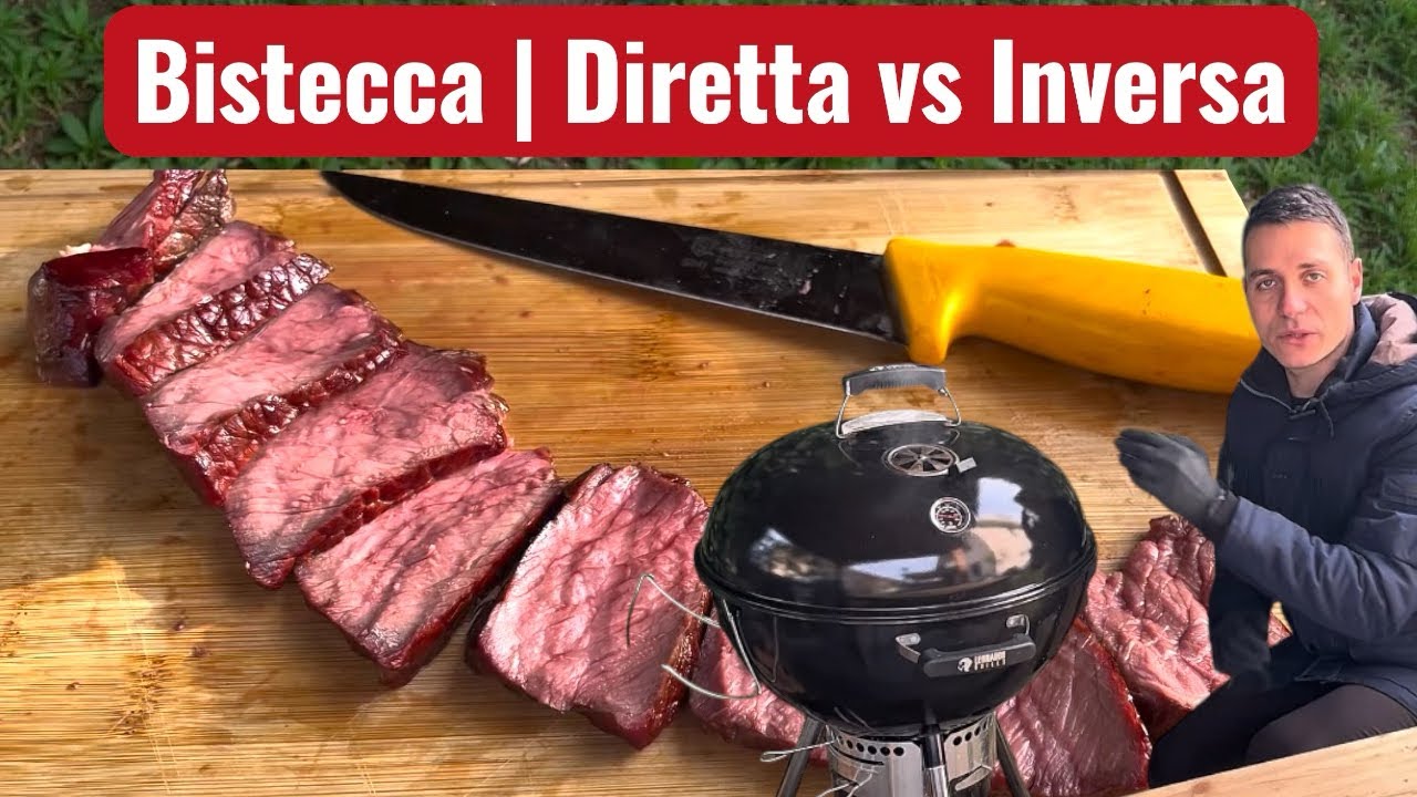Bistecca BBQ: cottura diretta o inversa? Stessa carne, due risultati
