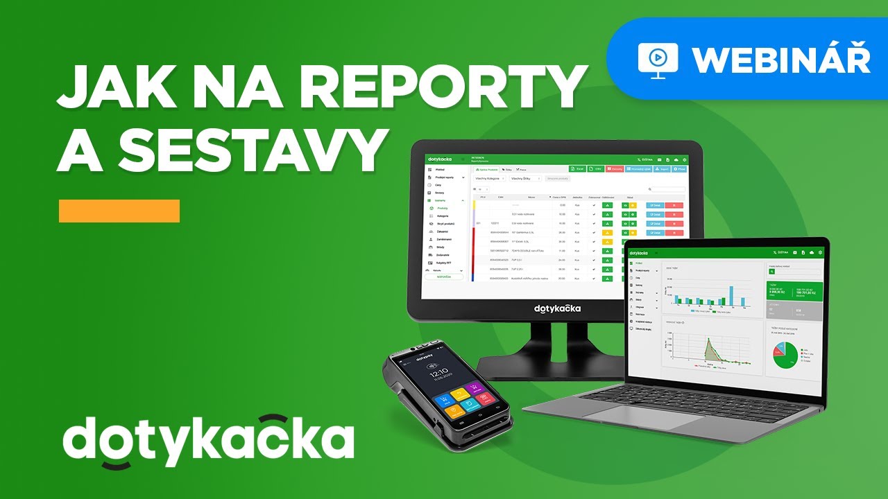 WEBINÁŘ: Obchodní reporty – Získejte přehled o vašem podnikání