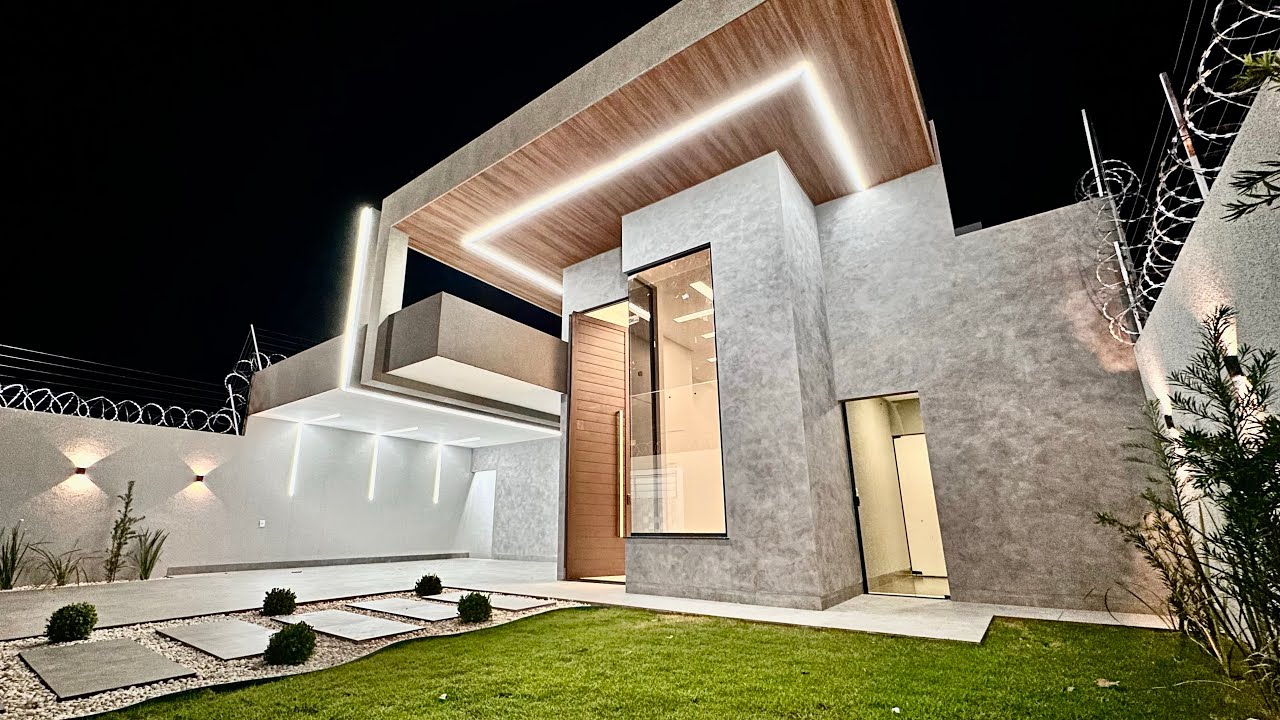 ESSA CASA FICOU SURREAL - Arquitetura Moderna | 4 suítes | Jd. Presidente - Goiânia