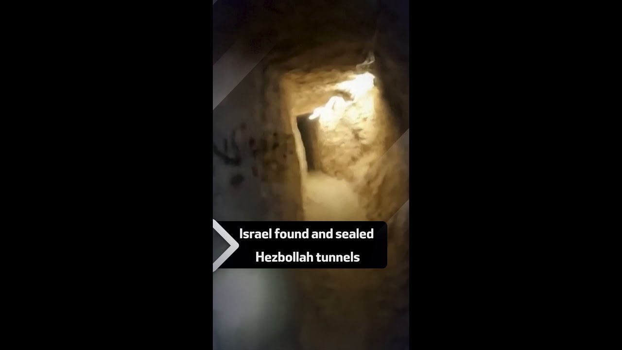 Israeli army claims it found and sealed Hezbollah tunnels in Lebanon