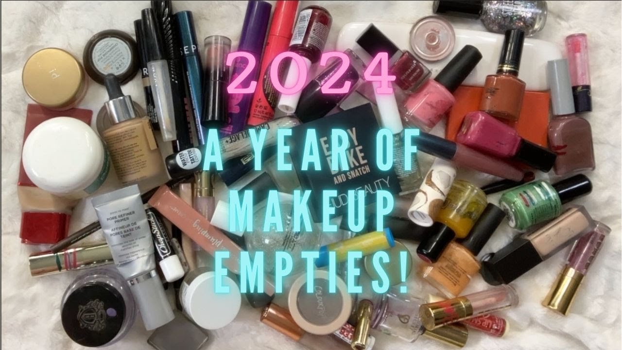 A Year Of Makeup Empties 2024 | Jessica Lee