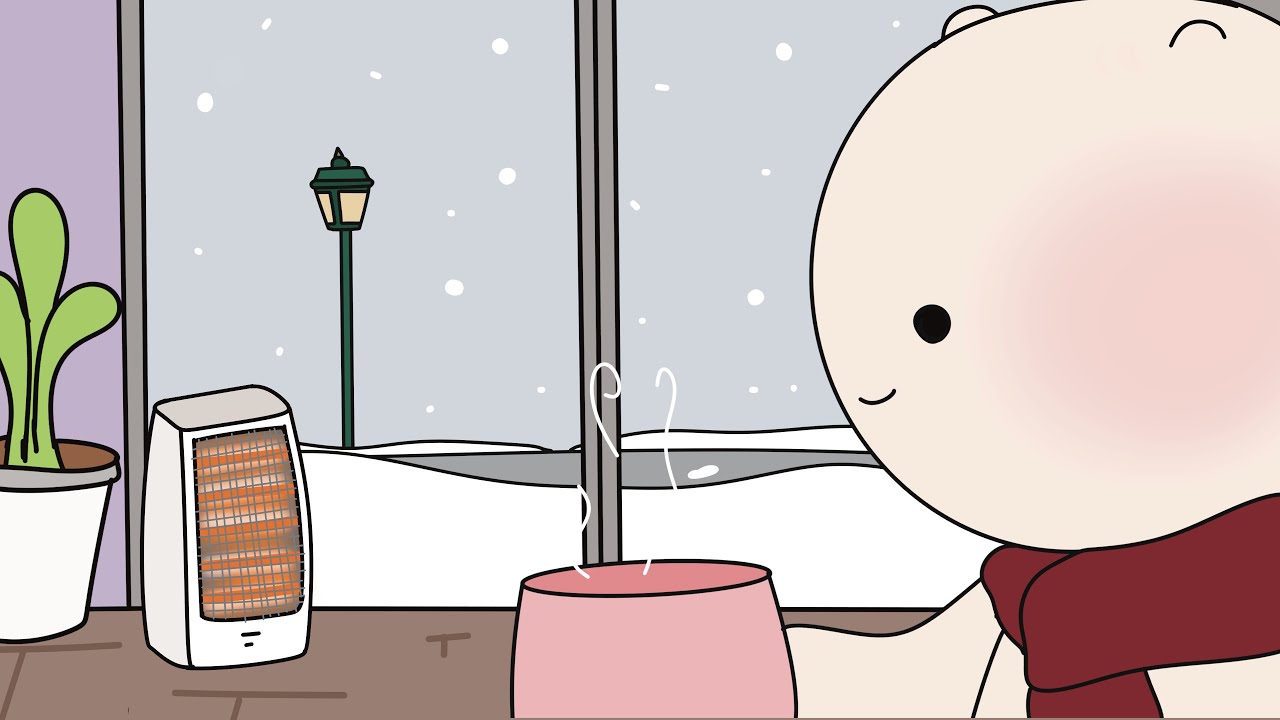 ASMR Animation | Mochi make hot choco (winter special)