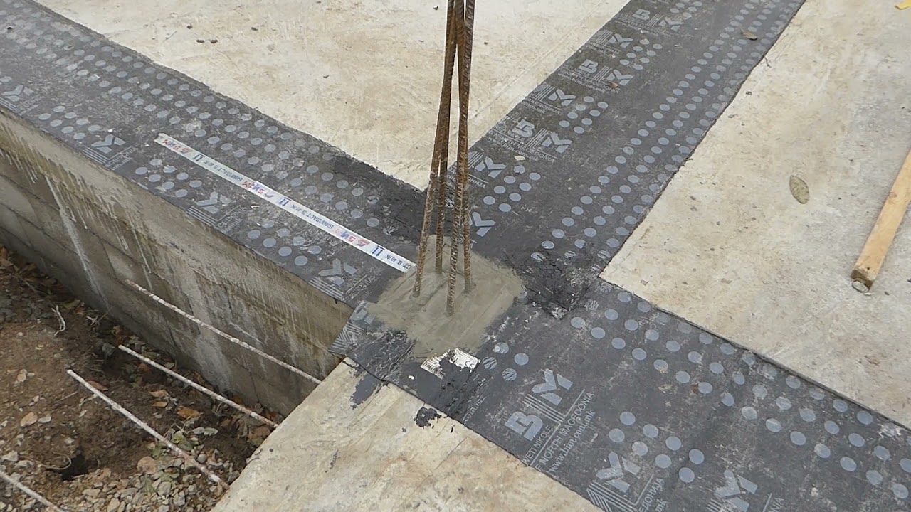 Gradnja Ytong kuće - Hidroizolacija ispod zidova