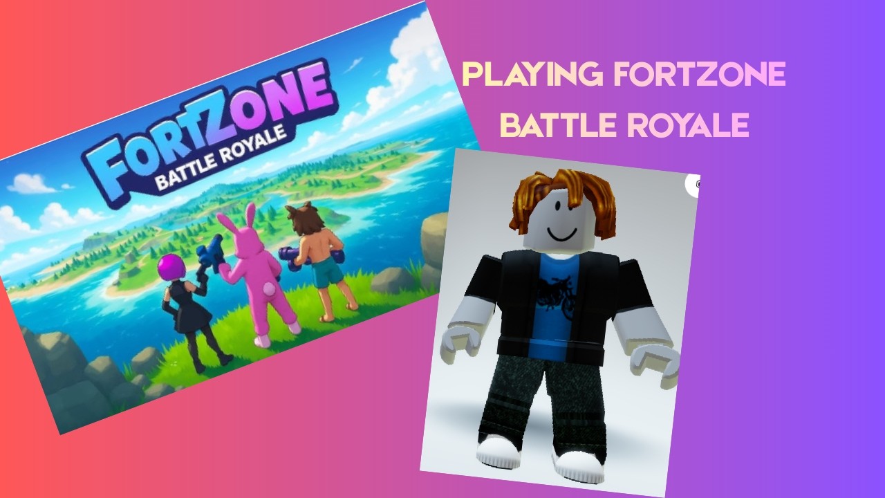 Playing Fortzone Battle Royale