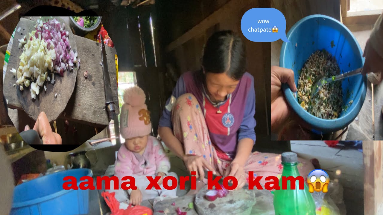 DIN MA HAMI AAMA XORI🤭🤭🤭 KO CHATPATE  BANAUDAI BASDAI 😱😱🥰🥰🥰