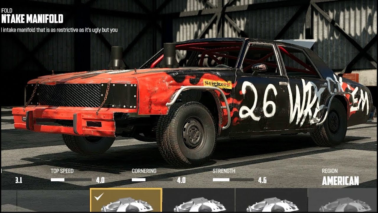 WreckFest ONLINE - Customizing First DERBY Car !! | SLAPTrain