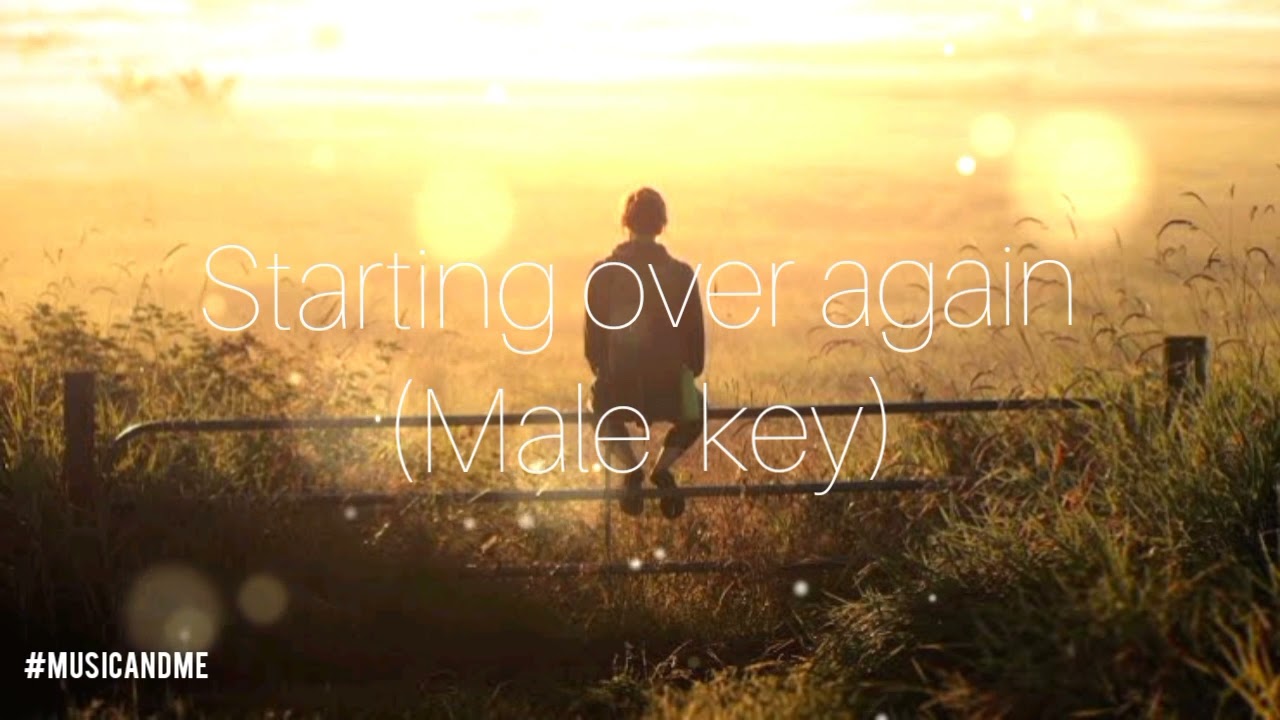 STARTING OVER AGAIN INSTRUMENTAL (Male key) - By: Toni Gonzaga (#MUSICandME)