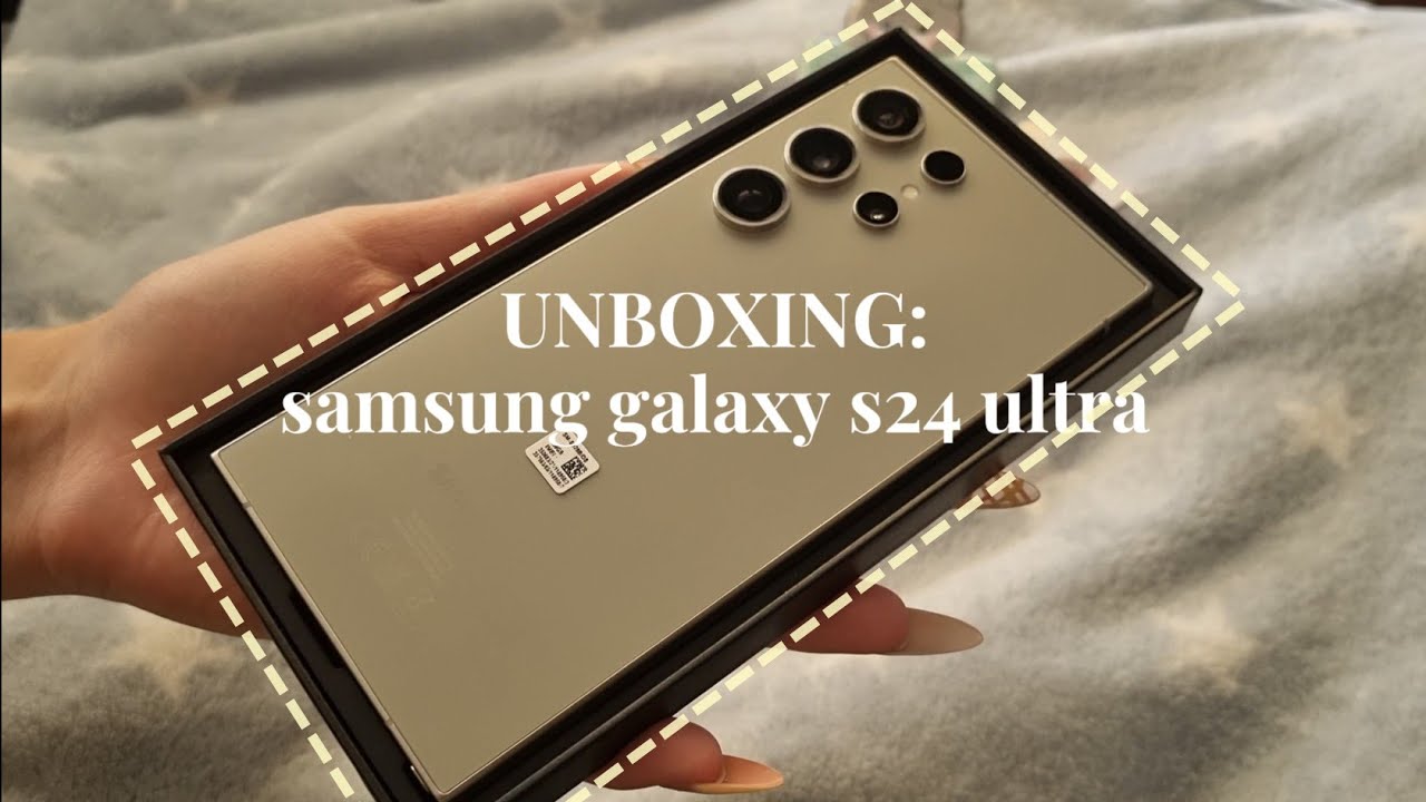 Samsung Galaxy S24 Ultra Unboxing 📦 | *asmr ish?*