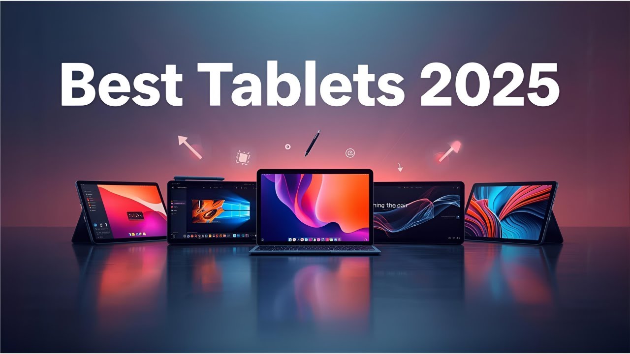 Top 5 Best Tablets 2025 – AI Power, Mini LED Displays & Ultra Fast Productivity Performance