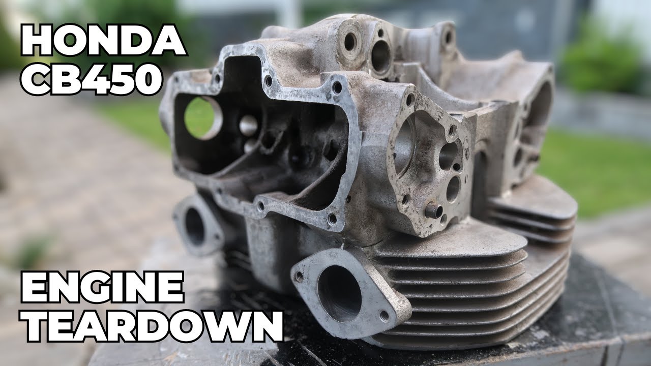 DIY Honda CB450 Engine Teardown | Step-by-step