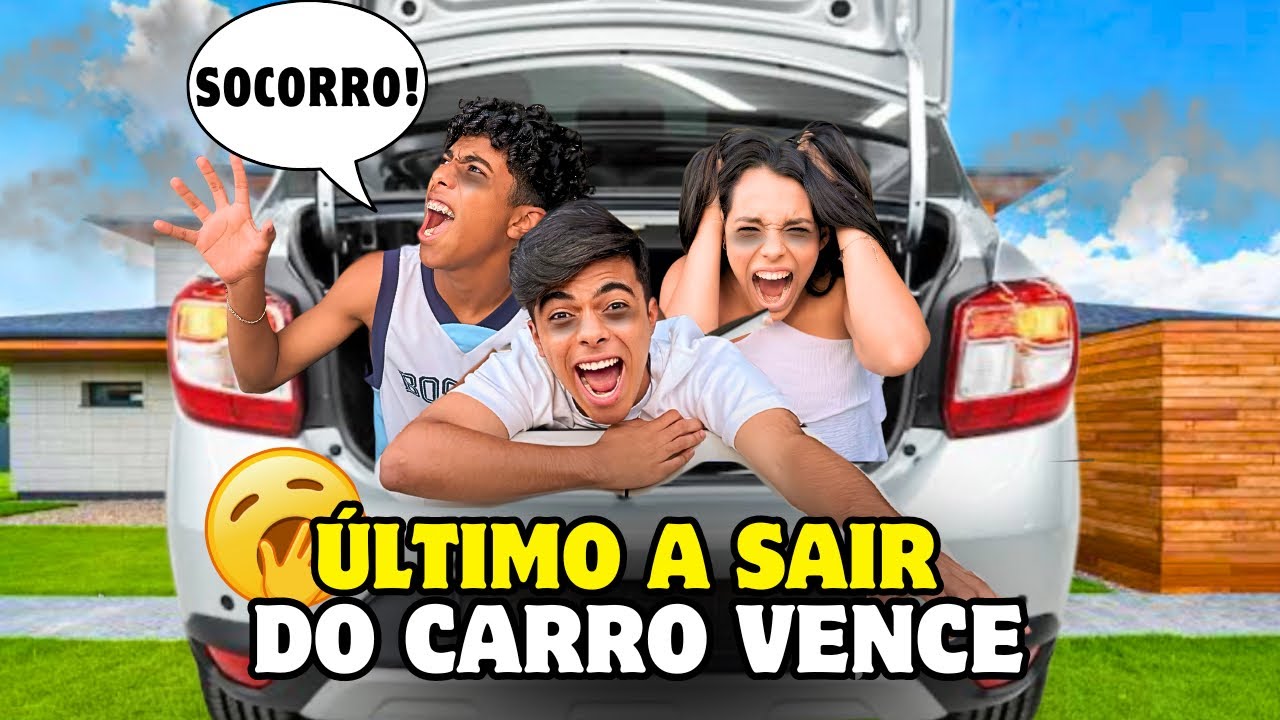 O último a sair do carro vence! *não aguentamos?