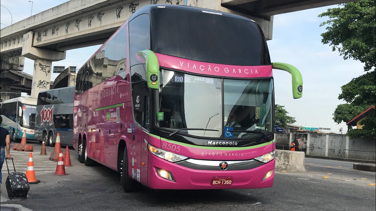SÓ DD e LD na RODOVIÁRIA do RIO DE JANEIRO! MARCOPOLO G8 DD DOMINANDO!