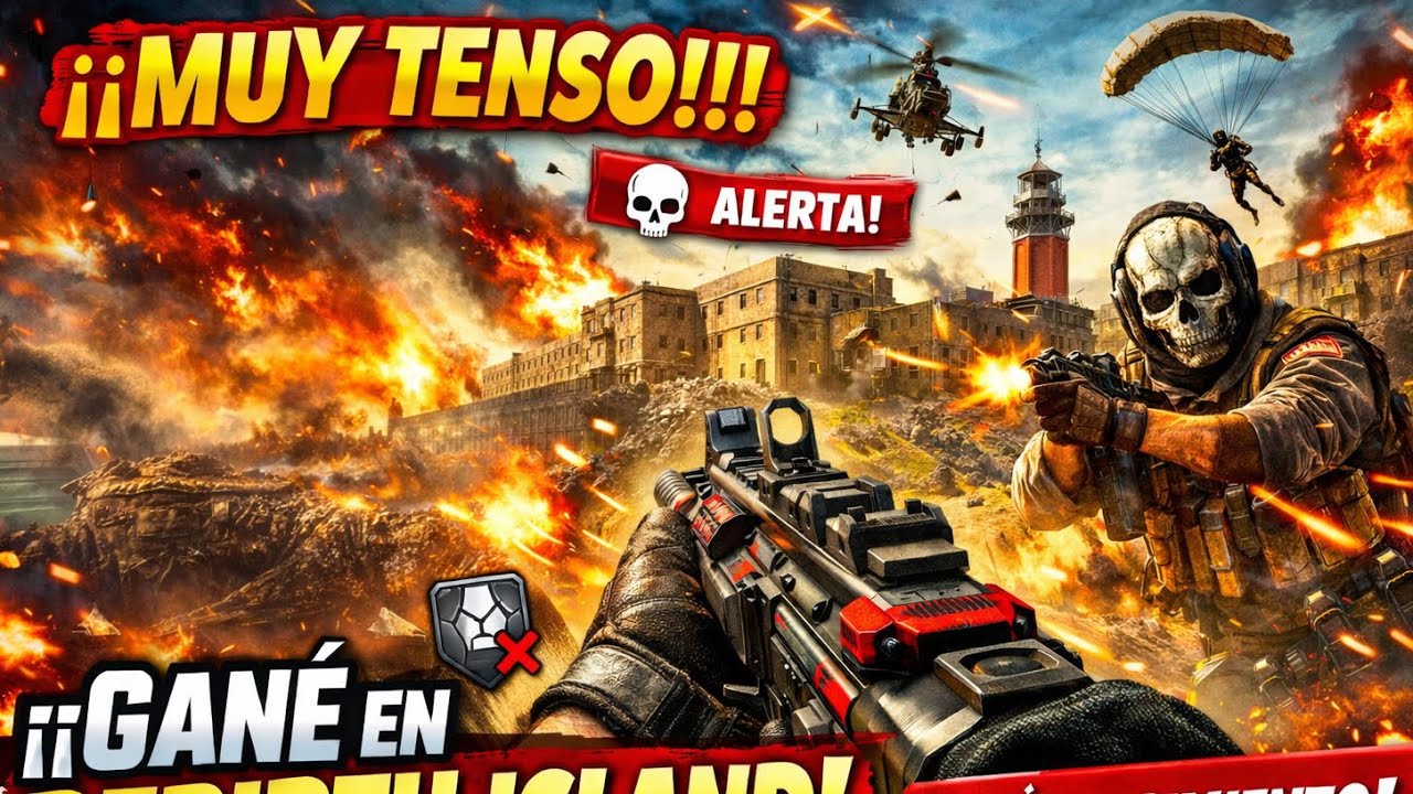 LA VICTORIA MÁS ESTRESANTE EN REBIRTH ISLAND! 😱🔥 CASI MUERO AL FINAL