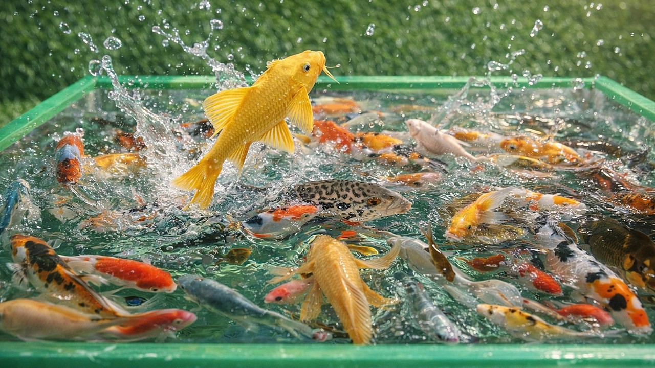 Unboxing Ikan Sapu Sapu Albino, Ikan Hias Warna Warni, Ikan Koi Slayer, Ikan Mas Koki, Ikan Glofish