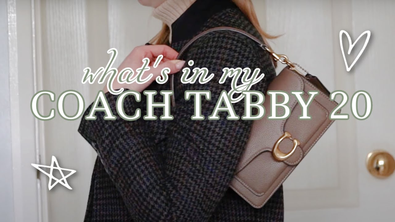 What's In My Coach Tabby 20 | Jazmine's Country Journal