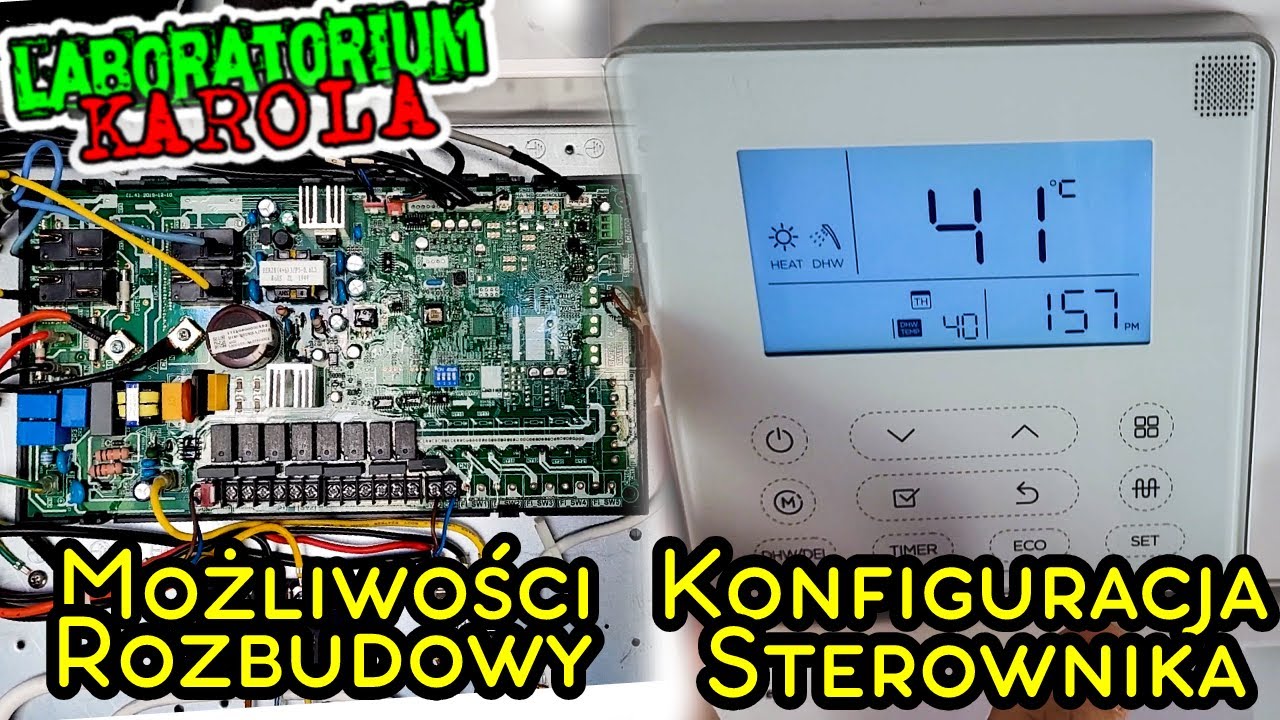 KONFIGURACJA STEROWNIKA + CO MOŻNA? MIDEA MULTI COMFORT - Pompa Ciepła i Klima na jednym agregacie.