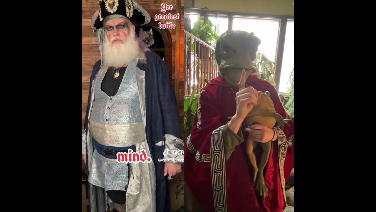 Hocus Croakus Thanks Captain Silver Wolf For His Advice @captsilverwolf