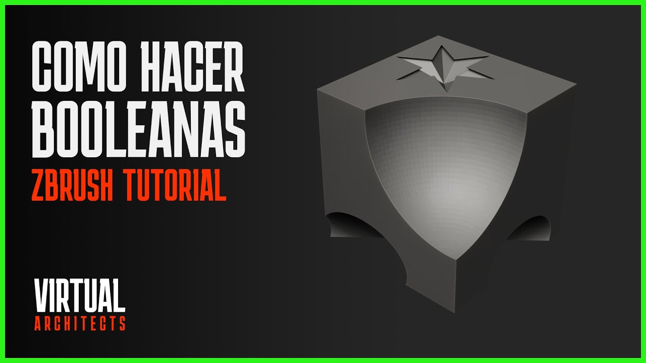 ⭐ Como hacer BOOLEANAS muy fácil en Zbrush