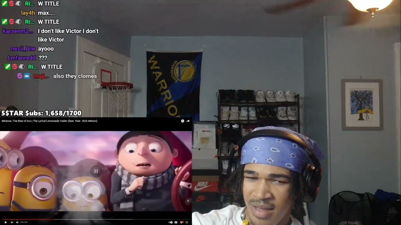 plaqueboymax Reacts to Yeat's Minions Lyrical Lemonade Trailer