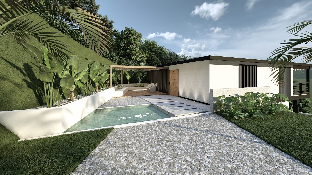 INTERVENCIÓN CASA DE RECREO CIUDAD BOLIVAR, ANT visualización arquitectonica