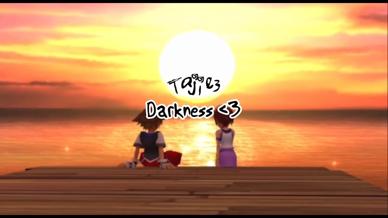 Tajiez - Darkness | KINGDOM HEARTS SONG (Sora and Kairi) | (Official lyric video)