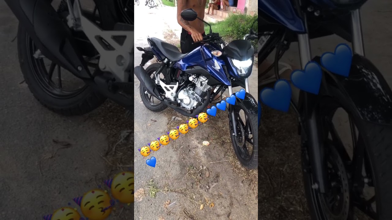 nova fan 160 cortando giro 🥶💙#fan2025 #fan160 #fan #grau #244 #160 #59d #moto #honda