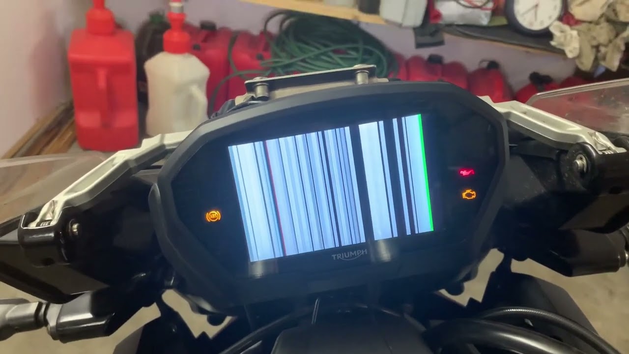 Triumph Tiger TFT Dashboard - TFT Display, issue