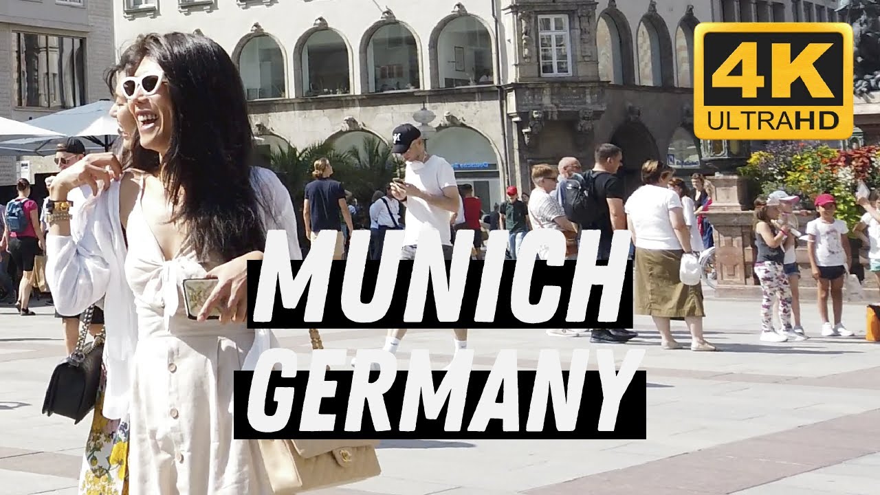 Munich - Bavaria - Germany I 4K I Summer Walking Tour ☀️