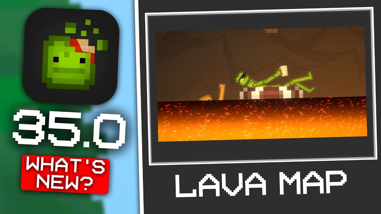 UPDATE 35.0: NEW LAVA MAP in Melon Playground!