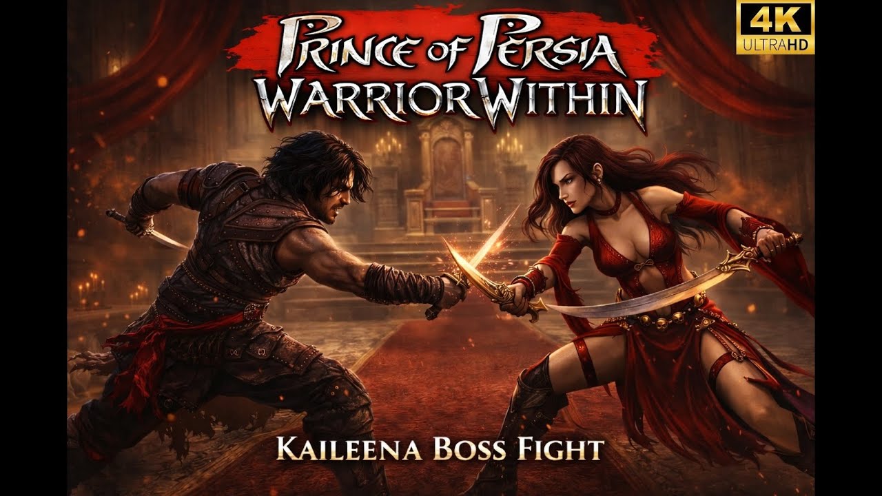 Kaileena DESTROYED in HARD MODE 2026 | Prince of Persia Warrior Within - Full Boss Fight (4K 60FPS)