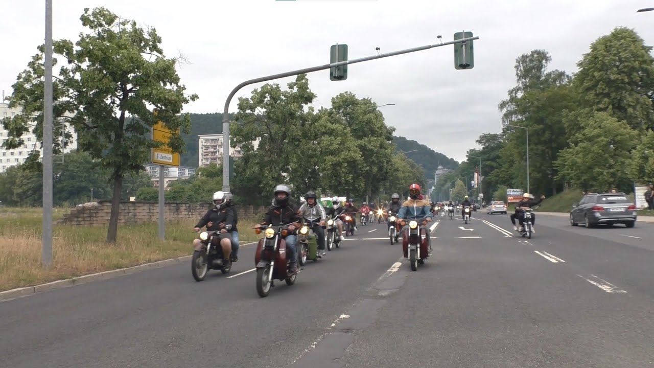 Ausfahrt zum Simsontreffen in Suhl 2023