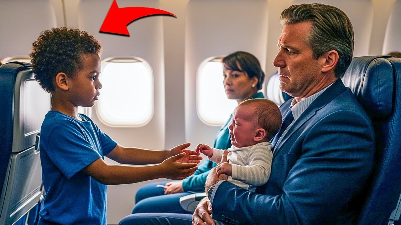 El niño pobre calmó al bebé del millonario… y le dio la lección más grande de su vida