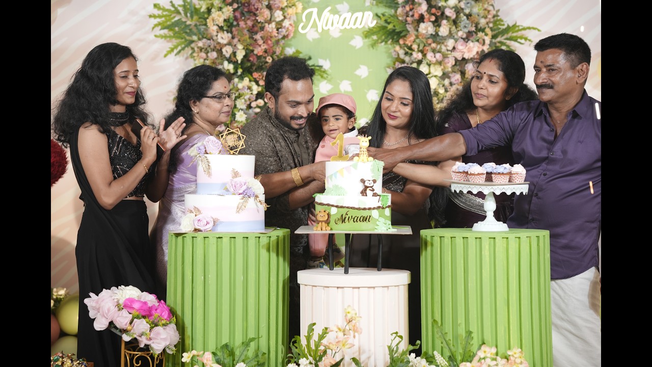 Nivaan Sarang | First Birthday | Full video